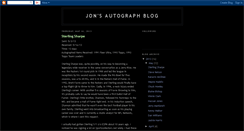 Desktop Screenshot of jonsautographs.blogspot.com