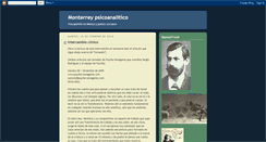 Desktop Screenshot of monterrey-psicoanalitico.blogspot.com