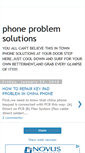 Mobile Screenshot of phoneproblemsolutions.blogspot.com