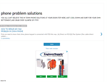 Tablet Screenshot of phoneproblemsolutions.blogspot.com