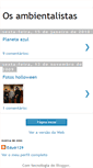 Mobile Screenshot of os-ambientalistas.blogspot.com