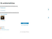 Tablet Screenshot of os-ambientalistas.blogspot.com