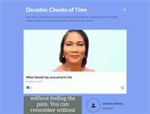 Tablet Screenshot of chunksoftime.blogspot.com
