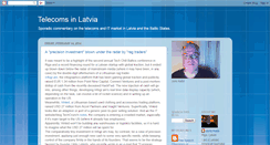 Desktop Screenshot of latviantelecoms.blogspot.com