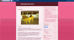 Desktop Screenshot of adriana-artesaniasdesucre.blogspot.com