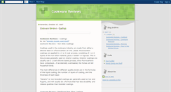 Desktop Screenshot of cookwarereviews.blogspot.com
