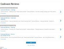 Tablet Screenshot of cookwarereviews.blogspot.com