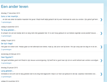 Tablet Screenshot of eenanderleven.blogspot.com