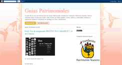 Desktop Screenshot of guiaspatrimoniales.blogspot.com
