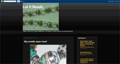 Desktop Screenshot of letitbeads.blogspot.com