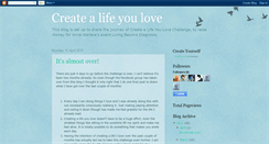 Desktop Screenshot of createalifeyouloveeveryday.blogspot.com