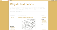 Desktop Screenshot of blogdojoselemos.blogspot.com