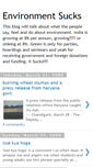 Mobile Screenshot of environmentsucks.blogspot.com
