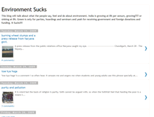 Tablet Screenshot of environmentsucks.blogspot.com
