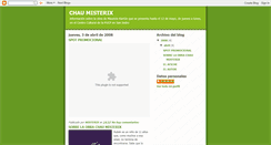 Desktop Screenshot of chaumisterix.blogspot.com