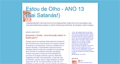 Desktop Screenshot of estoudeolho.blogspot.com