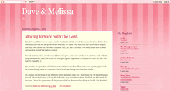 Desktop Screenshot of daveandmelissa4.blogspot.com