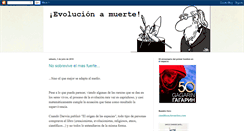 Desktop Screenshot of evolucionamuerte.blogspot.com