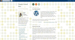 Desktop Screenshot of emptycerealbox.blogspot.com