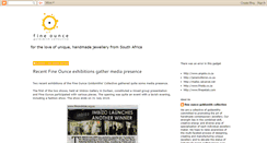 Desktop Screenshot of fineouncegoldsmithcollective.blogspot.com