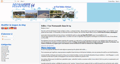 Desktop Screenshot of decouverte64.blogspot.com