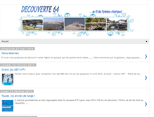 Tablet Screenshot of decouverte64.blogspot.com