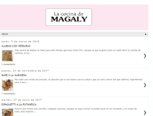 Tablet Screenshot of lacocinademagaly.blogspot.com