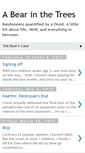 Mobile Screenshot of abearinthetrees.blogspot.com