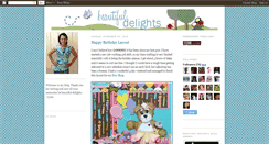 Desktop Screenshot of beautifuldelightsblog.blogspot.com