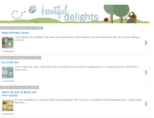 Tablet Screenshot of beautifuldelightsblog.blogspot.com