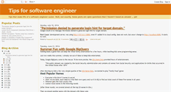 Desktop Screenshot of developertips.blogspot.com