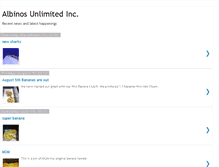 Tablet Screenshot of albinosunlimited.blogspot.com