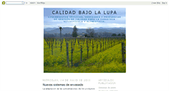 Desktop Screenshot of calidadbajolalupa.blogspot.com