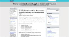 Desktop Screenshot of kenyaprocurement.blogspot.com