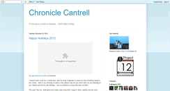 Desktop Screenshot of chroniclecantrell.blogspot.com