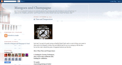 Desktop Screenshot of mangoesandchampagne.blogspot.com