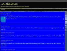 Tablet Screenshot of info-anambas.blogspot.com