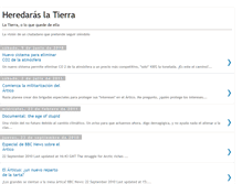 Tablet Screenshot of heredaraslatierra.blogspot.com