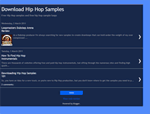 Tablet Screenshot of download-hip-hop-samples.blogspot.com