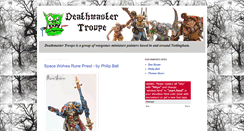Desktop Screenshot of deathmastertroupe.blogspot.com