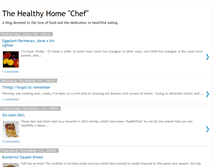 Tablet Screenshot of healthyhomechef.blogspot.com