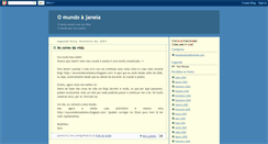 Desktop Screenshot of mundoajanela.blogspot.com
