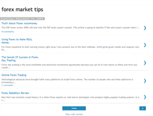 Tablet Screenshot of forex-market-tips.blogspot.com