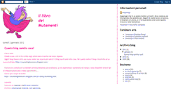 Desktop Screenshot of illibrodeimutamenti.blogspot.com