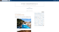 Desktop Screenshot of luxe-vakantievilla.blogspot.com