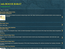 Tablet Screenshot of info-bogorbarat.blogspot.com