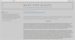 Desktop Screenshot of manytinybleats.blogspot.com