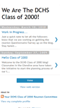 Mobile Screenshot of dchsclassof2000.blogspot.com