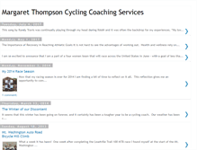 Tablet Screenshot of margaretthompsoncycling.blogspot.com