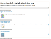 Tablet Screenshot of formazione2punto0.blogspot.com